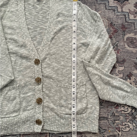 J.Crew seafoam green boyfriend cardigan - Picture 4 of 5